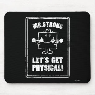 Work Out With Mr. Strong Mouse Pad