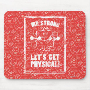 Work Out With Mr. Strong Mouse Pad