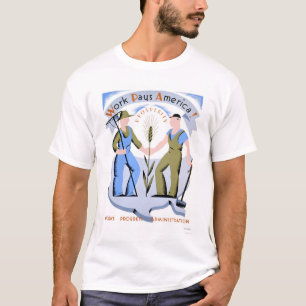 Work Pays America 1939 WPA T-Shirt