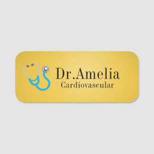 Work-Personalized Teacher Doctor Stylist ID Badge