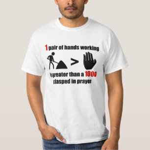 Work > Prayer - Mens T-Shirt