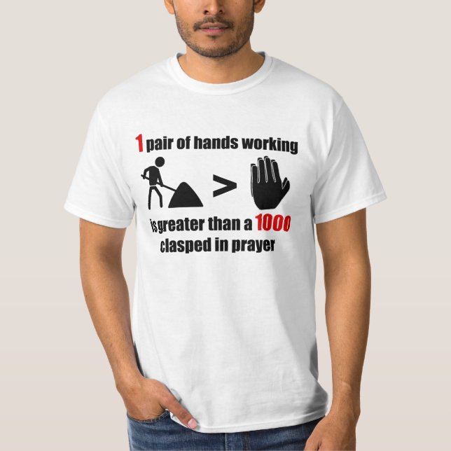 Work > Prayer - Mens T-Shirt (Front)
