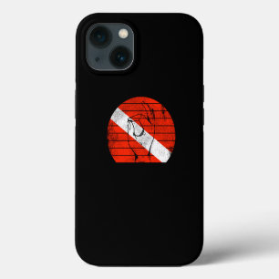 Work Well Under Pressure Scuba Diving Diver Down F iPhone 13 Case