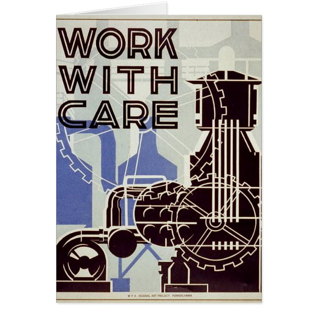 Work With Care - 1936 (Front)