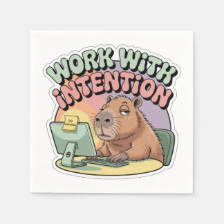 Work With Intention Napkin