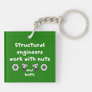Work With Nuts Keychain
