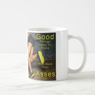 Work Your Butt Off - Women's Workout Motivational Coffee Mug