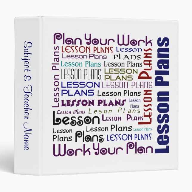 Work Your Plan Binder (Front/Spine)