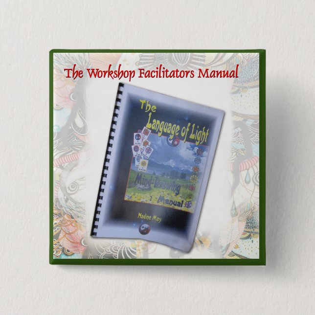Workbook manual 2 inch square button (Front)