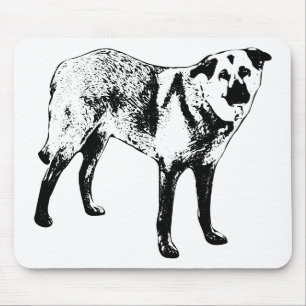 workday hush, tibetan mix mouse pad