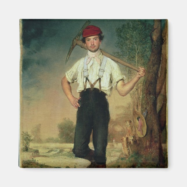 Worker, 1848 magnet (Front)