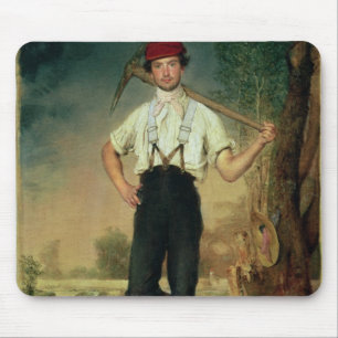 Worker, 1848 mouse pad