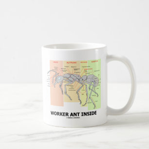 Worker Ant Inside (Ant Anatomy) Coffee Mug