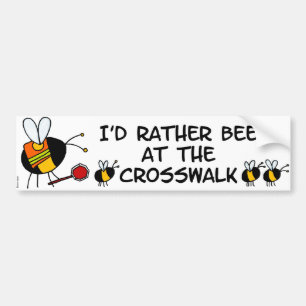 worker bee - crossing guard bumper sticker