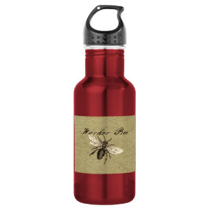 Worker Bee Insect Illustration 532 Ml Water Bottle