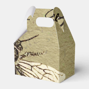 Worker Bee Insect Illustration Favor Box