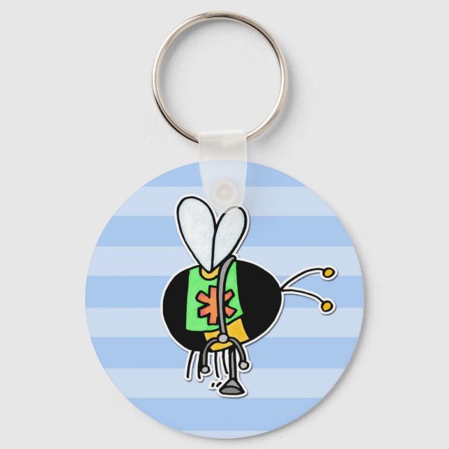 worker bee - paramedic keychain (Front)