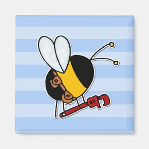 worker bee - plumber magnet