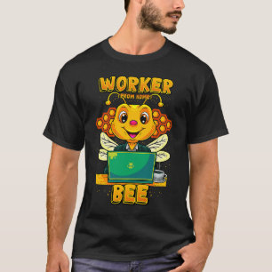 Worker From Home Bee Telecommuter T-Shirt
