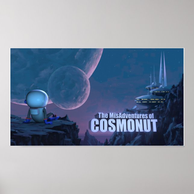 Worker Studio's CosmoNut: Concept Art Poster (Front)