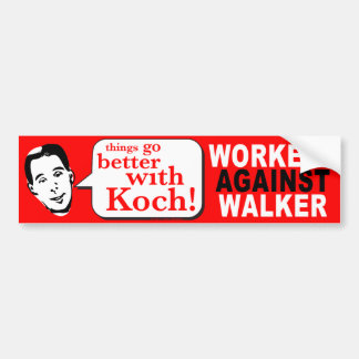 Workers Against Walker Bumper Sticker