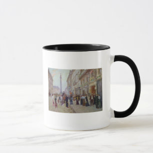 Workers leaving the Maison Paquin Mug
