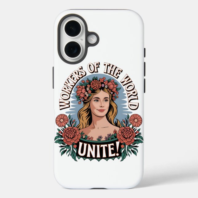 Workers of the World Unit Phone Case (Back)