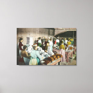 Workers Packing GoodiesFresno, CA Canvas Print