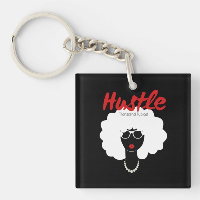 Working B.A.E. Keychain (black) (Front)