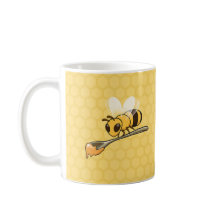 Working Bee with a spoon