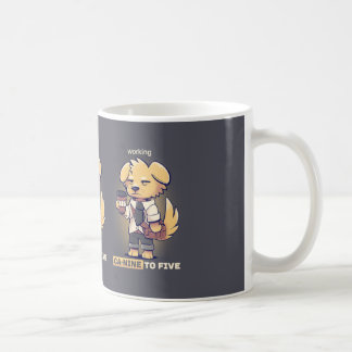 Working CaNINE to FIVE Coffee Mug