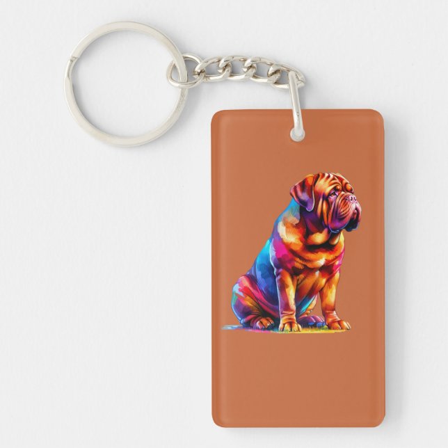 Working Dogs  Keychain (Front)