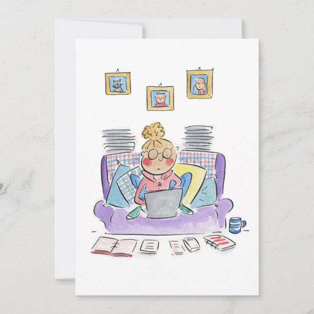 Working from Home Invitation (Front)
