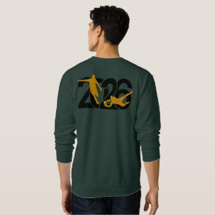 Working Hard Or Watching Highlights Funny Football Sweatshirt