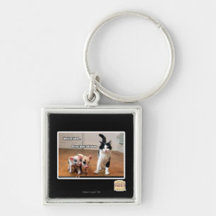 Working kitteh keychain