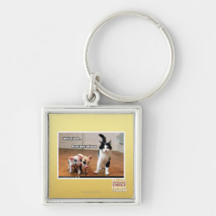 Working kitteh keychain