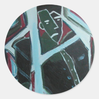 Working Man Classic Round Sticker