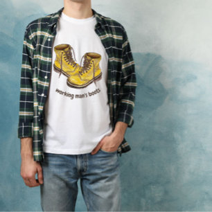 Working man's boots men's T-Shirt