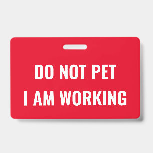 Working Medical Equipment Badge