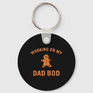 Working On My-dad Bod Pregnancy Reveals Christmas Keychain