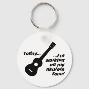 Working on my ukulele face! keychain