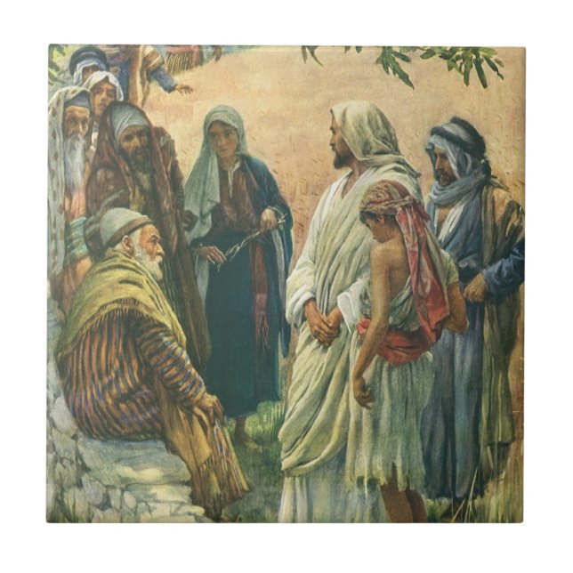 Working on the Sabbath, Vintage Religion Tile (Front)