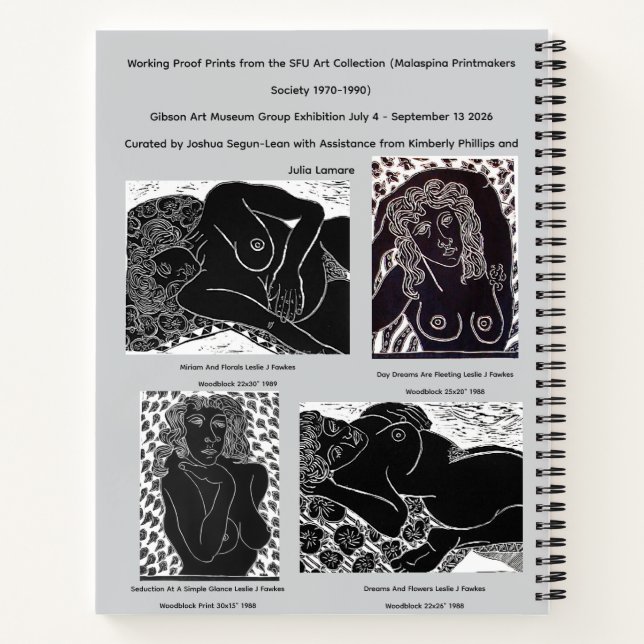 Working Proof NoteBook Designed by LeslieJFawkes (Back)