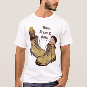 Working Team Boots   Funny Faces Photo T-Shirt