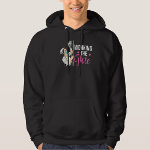 Working The Pole Nurse Hoodie