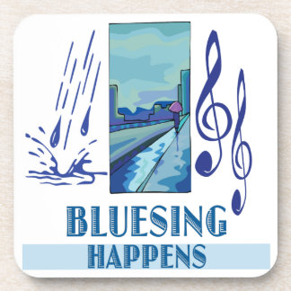 Working Through the Blues Cork Coaster