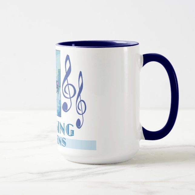 Working Through the Blues Mug (Right)
