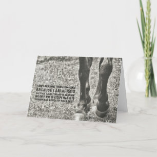 WORKING TROT Greeting Card