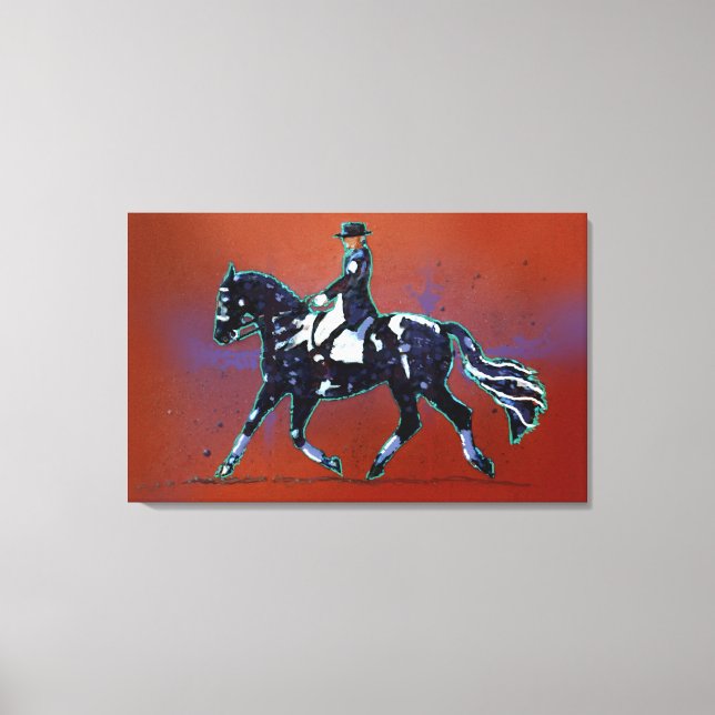 Working Trot Wrapped Canvas (Front)
