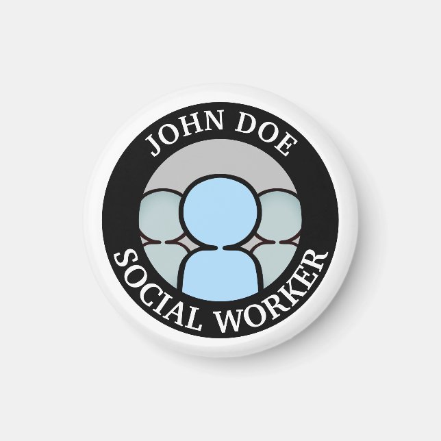 Working with people magnet (Front)